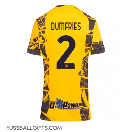 Inter Milan Denzel Dumfries #2 Fußballbekleidung 3rd trikot Damen 2024-25 Kurzarm